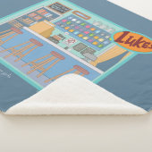 Gilmore Girls | Luke's Diner Graphic Sherpadecke (3/4)