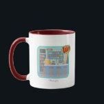 Gilmore Girls | Luke's Diner Graphic Tasse<br><div class="desc">Treten Sie ein in das Herz von Stars Hollow mit dieser charmanten Illustration von Luke's Diner. Von den klassischen Thekhockern bis hin zum farbenfrohen Chalkboard-Menü,  erfasst dieses Design jedes Detail des geliebten lokalen Hangout.</div>