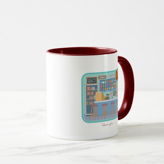 Gilmore Girls | Luke's Diner Graphic Tasse (VorderseiteRechts)