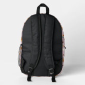 Gilmore Girls | Lukes Diner Kaffee-Muster Bedruckter Rucksack (Rückseite)