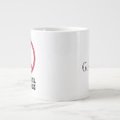 Gilmore Girls | Luke's Diner - keine Mobiltelefone Jumbo-Tasse (Vorderseite)