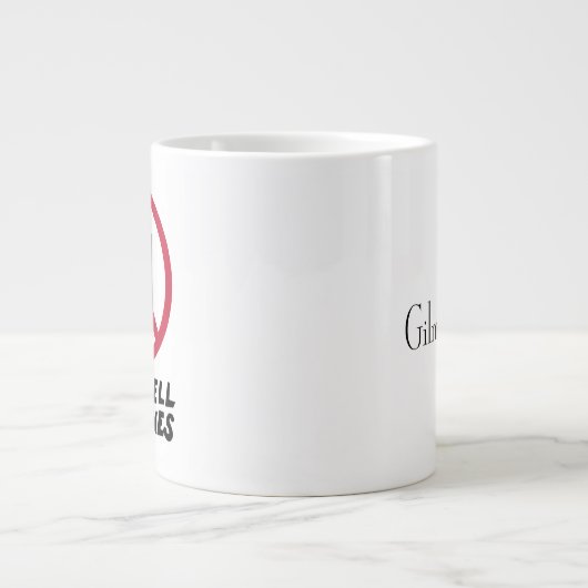 Gilmore Girls | Luke's Diner - keine Mobiltelefone Jumbo-Tasse (Vorderseite)