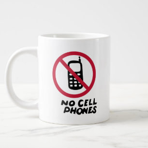Gilmore Girls   Luke's Diner - keine Mobiltelefone Jumbo-Tasse