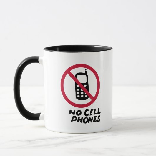 Gilmore Girls | Luke's Diner - keine Mobiltelefone Tasse (Links)