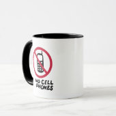 Gilmore Girls | Luke's Diner - keine Mobiltelefone Tasse (Vorderseite Links)