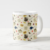 Gilmore Girls Lunch at Luke’s Pattern Jumbo-Tasse (Vorderseite Rechts)