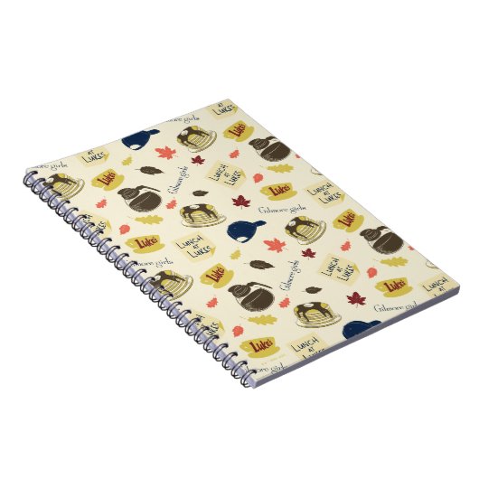 Gilmore Girls Lunch at Luke’s Pattern Notizblock (Rechte Seite)