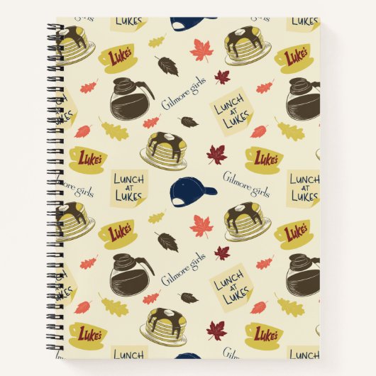 Gilmore Girls Lunch at Luke’s Pattern Notizblock (Vorderseite)