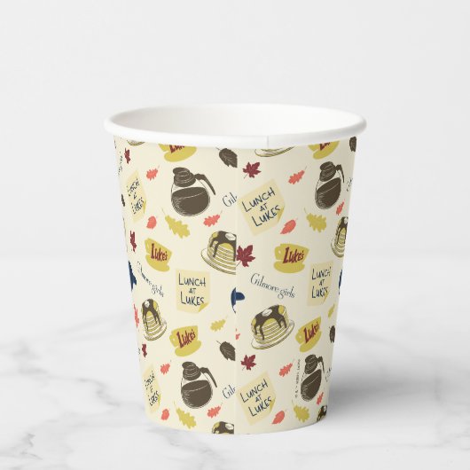 Gilmore Girls Lunch at Luke’s Pattern Pappbecher (Rechts)