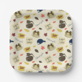 Gilmore Girls Lunch at Luke’s Pattern Pappteller (Vorderseite)