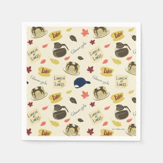 Gilmore Girls Lunch at Luke’s Pattern Serviette (Vorderseite)