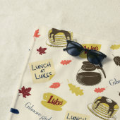 Gilmore Girls Lunch at Luke’s Pattern Strandtuch (Beispiel)
