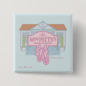 Gilmore Girls | Miss Patty's School of Ballet Button (Vorderseite)
