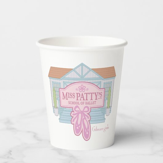 Gilmore Girls | Miss Patty's School of Ballet Pappbecher (Rückseite)