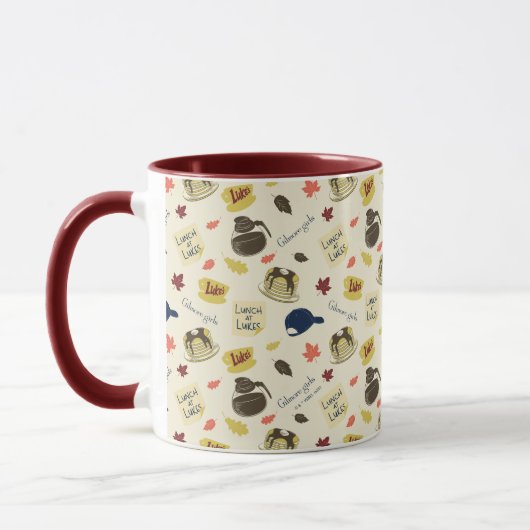 Gilmore Girls Mittagessen bei Luke Muster Tasse (Links)