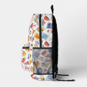 Gilmore Girls Muster Bedruckter Rucksack (Rechts)