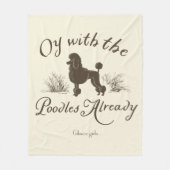 Gilmore Girls | Oy mit den PoodlesDesign Fleecedecke (Vorderseite)