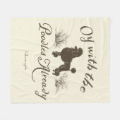 Gilmore Girls | Oy mit den PoodlesDesign Fleecedecke (Vorderseite (Horizontal))