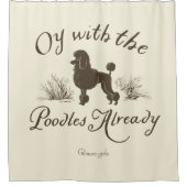 Gilmore Girls | Oy With the PoodlesDesign Duschvorhang (Vorderseite)