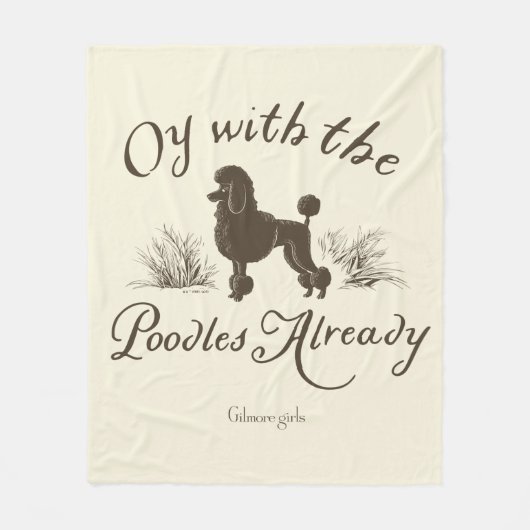 Gilmore Girls | Oy With the PoodlesDesign Fleecedecke (Vorderseite)