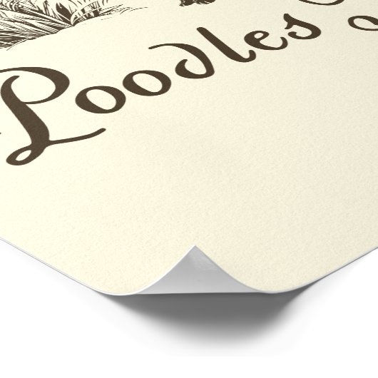 Gilmore Girls | Oy With the PoodlesDesign Poster (Ecke)