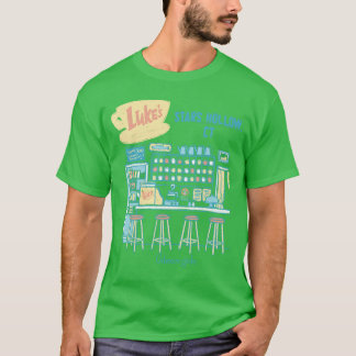 Gilmore Girls Pastel Lukes Counter SketchV Show wi T-Shirt