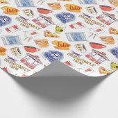 Gilmore Girls Pattern Geschenkpapier (Ecke)