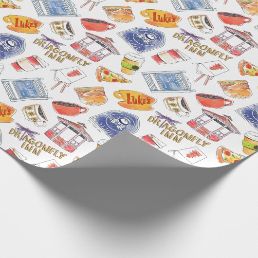 Gilmore Girls Pattern Geschenkpapier (Ecke)