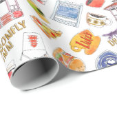 Gilmore Girls Pattern Geschenkpapier (Rolleneckpunkt)