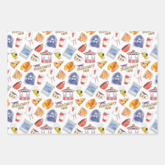 Gilmore Girls Pattern Geschenkpapier Set (Vorderseite 2)