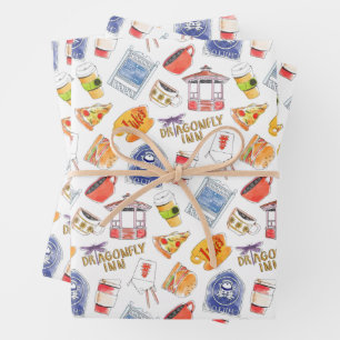Gilmore Girls Pattern Geschenkpapier Set