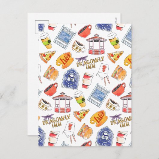 Gilmore Girls Pattern Postkarte (Vorne/Hinten)