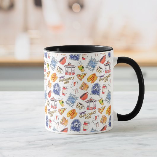 Gilmore Girls Pattern Tasse