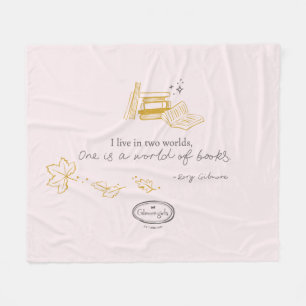 Gilmore Girls Rory Buch Zitat Design Fleecedecke