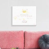 Gilmore Girls Rory Buch Zitat Design Leinwanddruck (Insitu (Wohnzimmer))