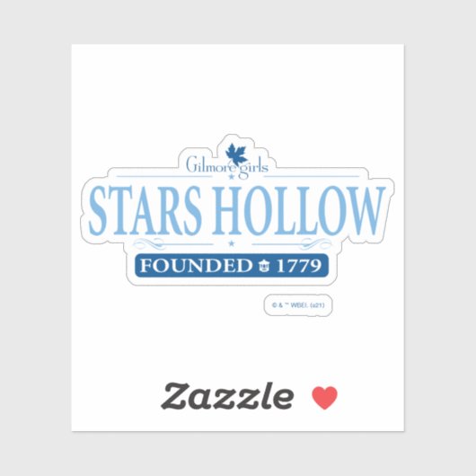 Gilmore Girls | Stars-Hollogos Aufkleber (Blatt)