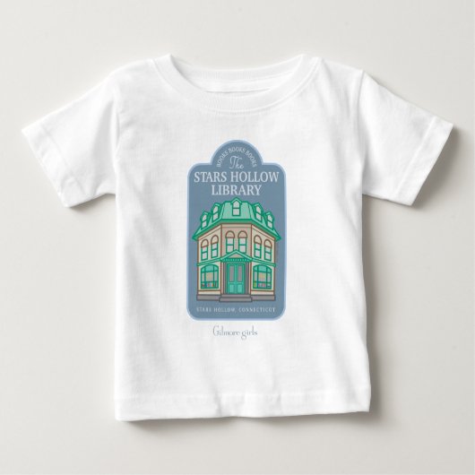Gilmore Girls | Stars Hollow Library Baby T-shirt (Vorderseite)