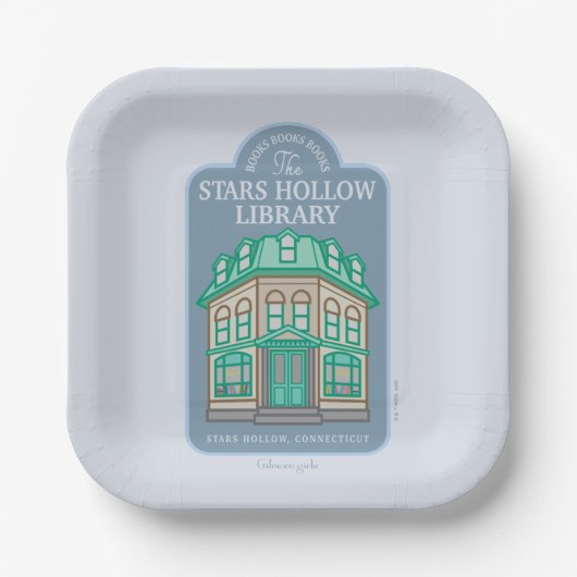 Gilmore Girls | Stars Hollow Library Pappteller (Vorderseite)