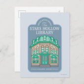 Gilmore Girls | Stars Hollow Library Postkarte (Vorne/Hinten)