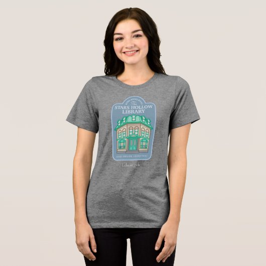 Gilmore Girls | Stars Hollow Library Tri-Blend Shirt (Vorderseite voll)