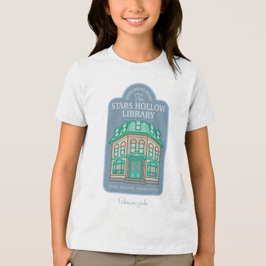 Gilmore Girls | Stars Hollow Library Tri-Blend Shirt (Vorderseite)