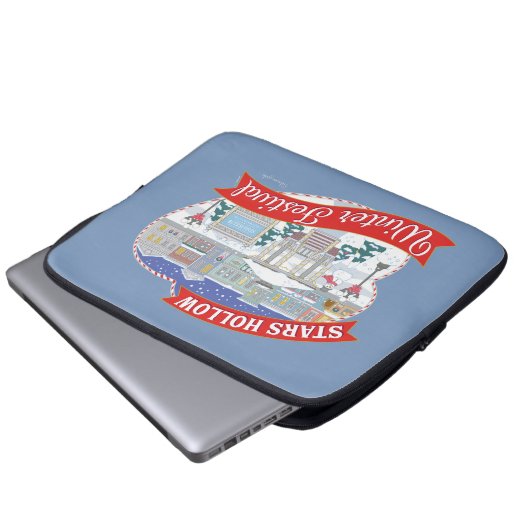 Gilmore Girls | Stars Hollow Winter Festival Laptopschutzhülle (Vorne Knopf)