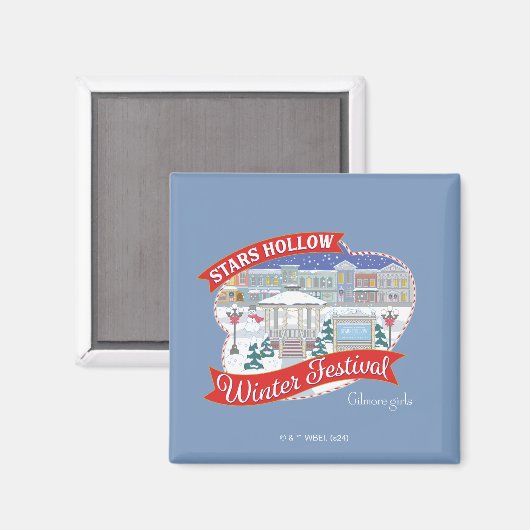 Gilmore Girls | Stars Hollow Winter Festival Magnet (Vorderseite/Rückseite)