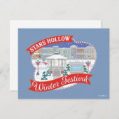 Gilmore Girls | Stars Hollow Winter Festival Mitteilungskarte (Vorne/Hinten)