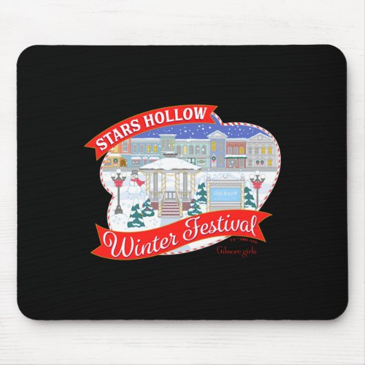 Gilmore Girls Stars Hollow Winter Festival Mousepad (Vorne)