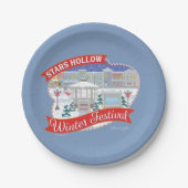 Gilmore Girls | Stars Hollow Winter Festival Pappteller (Vorderseite)