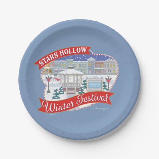 Gilmore Girls | Stars Hollow Winter Festival Pappteller (Vorderseite)