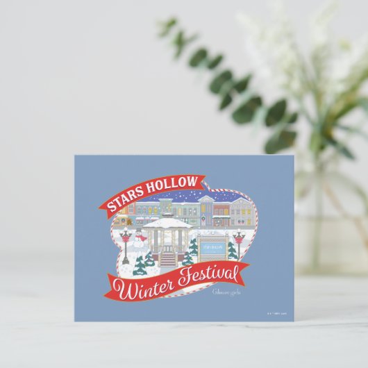 Gilmore Girls | Stars Hollow Winter Festival Postkarte (Stehend Vorderseite)