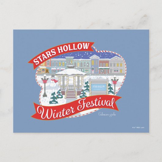 Gilmore Girls | Stars Hollow Winter Festival Postkarte (Vorderseite)