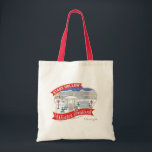 Gilmore Girls | Stars Hollow Winter Festival Tragetasche<br><div class="desc">Feiern Sie das Winterwunderland von Stars Hollow mit diesem bezaubernden Winterfestival-Design. Dieses Kunstwerk mit schneebedeckten Gebäude,  funkelnden Lichtern und festlichen Dekorationen erweckt die Wärme und den Gemeinschaftsgeist der Urlaubssaison.</div>